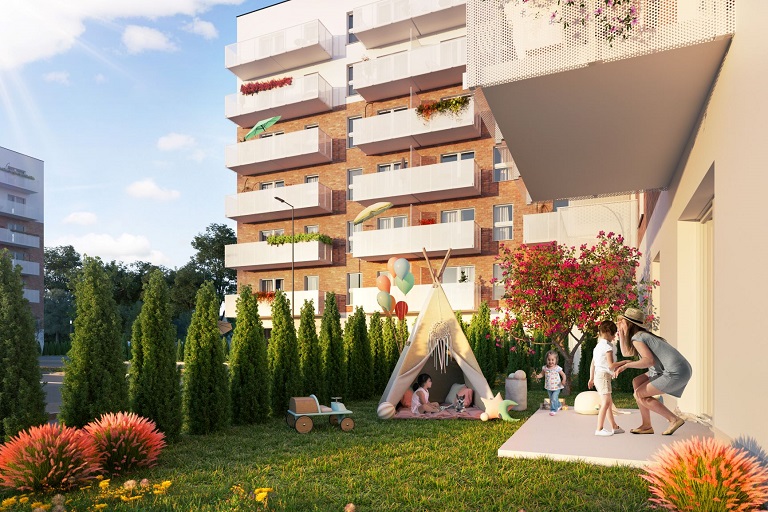 Mieszkanie z ogródkiem: jak zaaranżować niewielką przestrzeń?