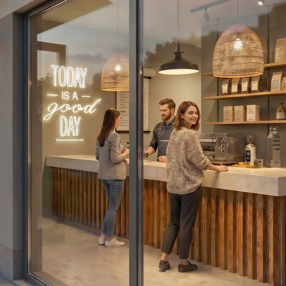 Spacious storefronts