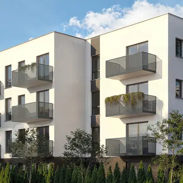 Up to <strong>two balconies per apartment</strong>