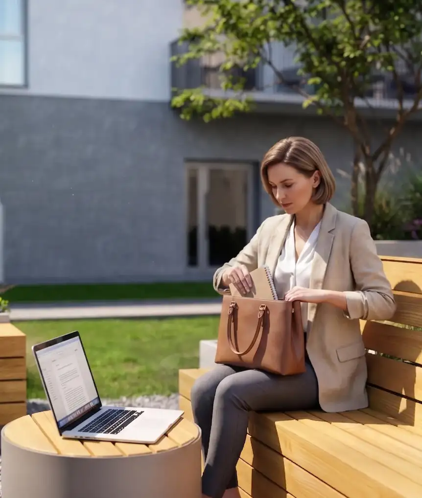 Work comfortably outdoors